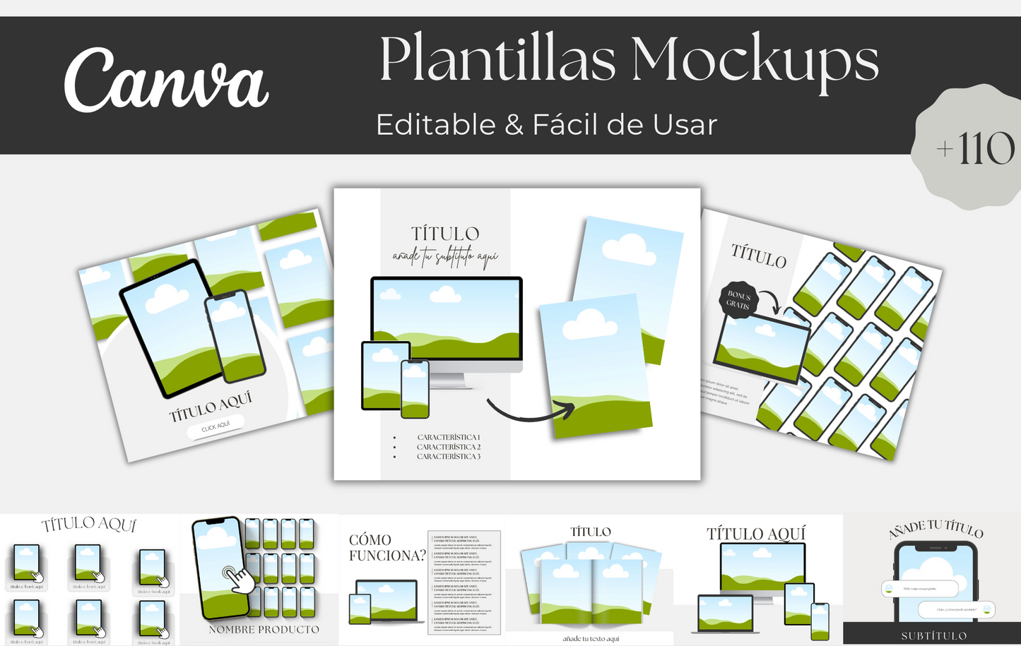 Plantillas Mockups Digitales
